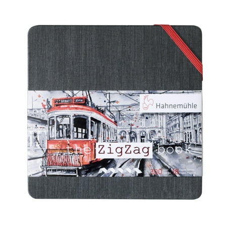 UPC: 4011367108915 | Hahnemühle Zigzag Watercolor Book  18 Panels  5.5  x 5.5