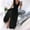 F-382Black, variant on ZHOGXU Women's Dress Sleeveless V Neck Solid Color Side Split A Line Fashion Comfortable Formal Dresses For Evening Party,Black,L