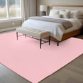 thumbnail image 5 of Light Pink Area Rugs 8x10 for Living Room, Farmhouse Solid Pink Color Modern Art Non Slip Washable Rug Runner, Low Pile Indoor Floor Carpet Mat Bathroom Rugs for Bedroom, Kids Room, 5 of 9