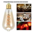 thumbnail image 4 of ST64 Lamp Bulb E27 4W Vintage DoubleSpiral Dimmable Filament Bulb 220V Warm Light(Gold ), 4 of 5