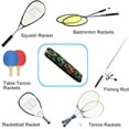 thumbnail image 5 of Tennis Badminton Racket Grip, Anti Slip Racket Tennis Overgrips Soft Replacement Grip Tapes, 5 of 5