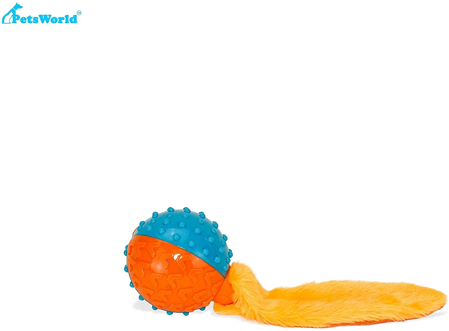 PetsWorld TPR Squeaky Dog Fetch Ball for Small, Medium and Large Dogs, 12 Ct