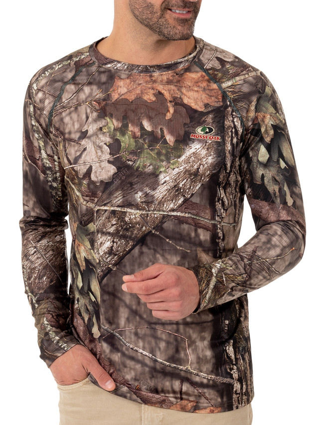 Mossy Oak Men's Flex Long Sleeve Insect 