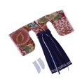 thumbnail image 2 of Figura de acción femenina, vestido de kimono, atuendo, ropa de muñeca a escala 1/6, disfraz de moda Estilo C, 2 of 9