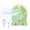Green, variant on Ohmyroo Desktop Personal Fan with LED Flashlight 1200mAh USB Rechargeable 3 speed Cooling Fan with Status Indicators
