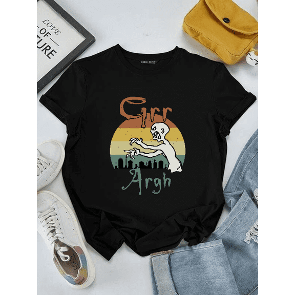 Retro Horror Buffy the Vampire Slayer Grr Argh Funny Gift Art Unisex T-Shirt V16592 ,up to size 5XL