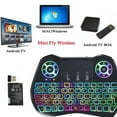 thumbnail image 2 of Mini Clavier Télécommande Sans Fil avec Pavé Tactile et Souris pour PC, Téléviseur Intelligent / Boîtier Android TV / Projecteur / HTPC / PC, 2 of 2