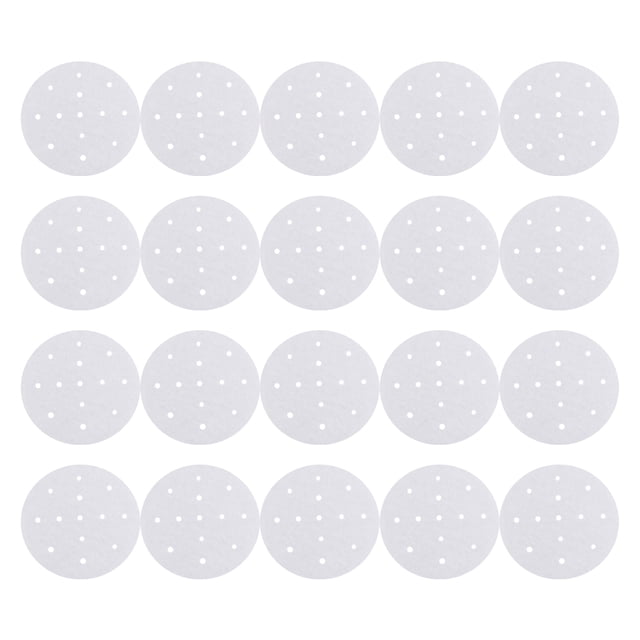 200 piezas de papel para hornear, papel antiadherente para vaporera, papel para freidora de aire para casa y restaurante (20 cm)
