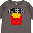 thumbnail image 4 of Inktastic French Fries Powered by Fries Boys or Girls Long Sleeve Toddler T-Shirt, 4 of 5