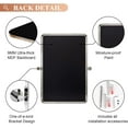 thumbnail image 6 of MOON MIRROR Polished Chrome Pivot Mirror for Bathroom, Tilt Bathroom Vanity Mirror,Rounded Rectangle Pivoting Mirror, Overall 24.33 x 30 in (Mirror 20x 30 in), 6 of 7