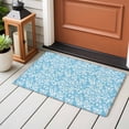 thumbnail image 4 of Entryway Rug 2'x3', Blue Spring Floral Small Rug for Kitchen Bathroom Door Mat Indoor Entrance, Farmhouse Flowers Elegant Pastoral Non-Slip Area Rugs Floor Mats Carpet Front Door Rugs, 4 of 8