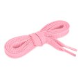 thumbnail image 2 of 2 Pares De Cordonas Cintilla Agujetas De Capa Doble Gruesas Planas Unisexo Rosa Claro 120cm uxcell, 2 of 4