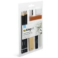 thumbnail image 3 of KINGART 13-Piece Sketching and Drawing Kit with Pencils, Charcoal and Blending Tools, 3 of 9