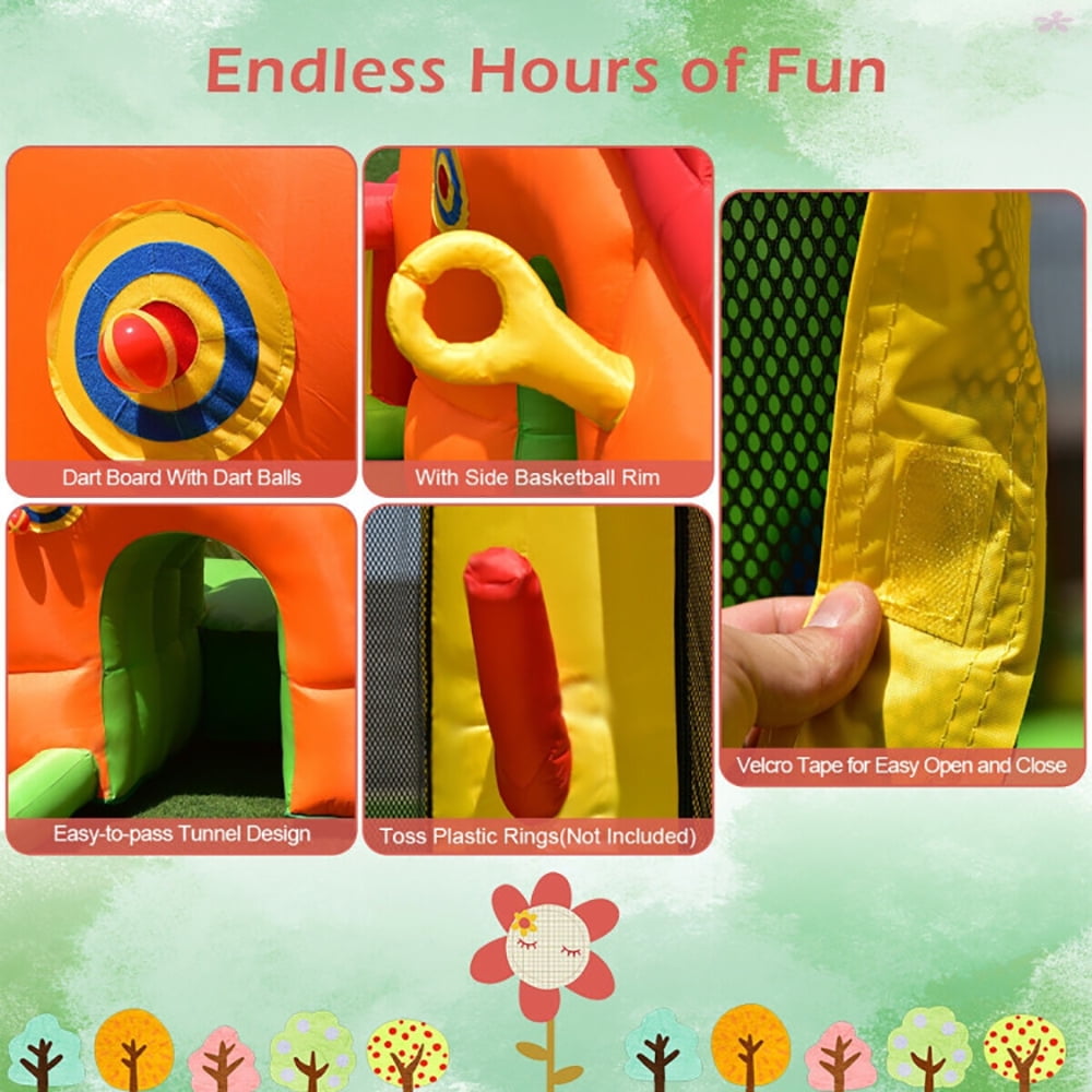 Aimee Lii 780W Blower Kids Inflatable Slide House Castle Jumper Bouncer, Kids Bounce House Aimee Lii 780W Blower Kids Inflatable Slide House Castle Jumper Bouncer, Kids Bounce House