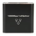 1000Mbps Cable Splitter 1 to 2 Compatible with Cat5 Cat5e Cat6