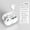 white, variant on New Original T75 Bone Conduction Wireless Bluetooth 5.3 Headphones Sports Earphones HiFi Sound Quality Waterproof TWS Headset