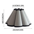 thumbnail image 2 of Petal-shaped Flower Lampshade With Detachable Shading Cover Accessory. Suitable For Home Use As A Warm Decorative Table Lamp., 2 of 7