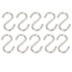 thumbnail image 2 of Ganchos en S ANGGREK Metal Premium 10 Piezas Engrosadas Para ropa, 2 of 8