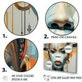 thumbnail image 3 of Designart "Portrait Of The Queen Of Africa" African Tribal Picture Framed Canvas Prints, 3 of 5