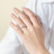 thumbnail image 5 of Anillos de circonita simulada, anillos de fiesta, anillos de boda, anillo chapado en cobre y oro, 5 of 6