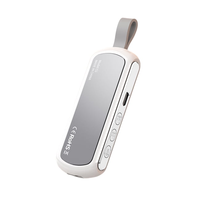relayinert Mi Wireless Bone Conduction Speaker With LED Flashlight Bluetooth Speaker Speaker Bluetooth Stereo white silver