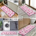 thumbnail image 6 of Pink Christmas Tree Pattern Kitchen Rug Mat,Kitchen Runner Rugs Non Skid Washable,Decorative Kitchen Floor Mats for Kitchen,Sink,Laundry,17"x47.2", 6 of 7