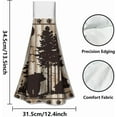 thumbnail image 2 of Bears Kitchen Hanging Towel Set of 2 Forest Bears Wild Animal Hand Towel with Loop Hook Absorbent Hanging Tie Towels Dish Tea Towel Washcloth 12.4"x13.5" for Kitchen Laundry Bathroom Colorful DIY, 2 of 7