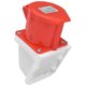 thumbnail image 4 of Industrial Outlet PC Brass Red Surface Mounted CEE Socket for Electric Power IP44 220?380V 240?415V, 4 of 5