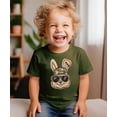 thumbnail image 5 of Ink Printed NOT a Chenille Patch Family Matching Camo Hat Easter Bunny Shirt for Boys Military Green Shirt 12 Months, 5 of 8