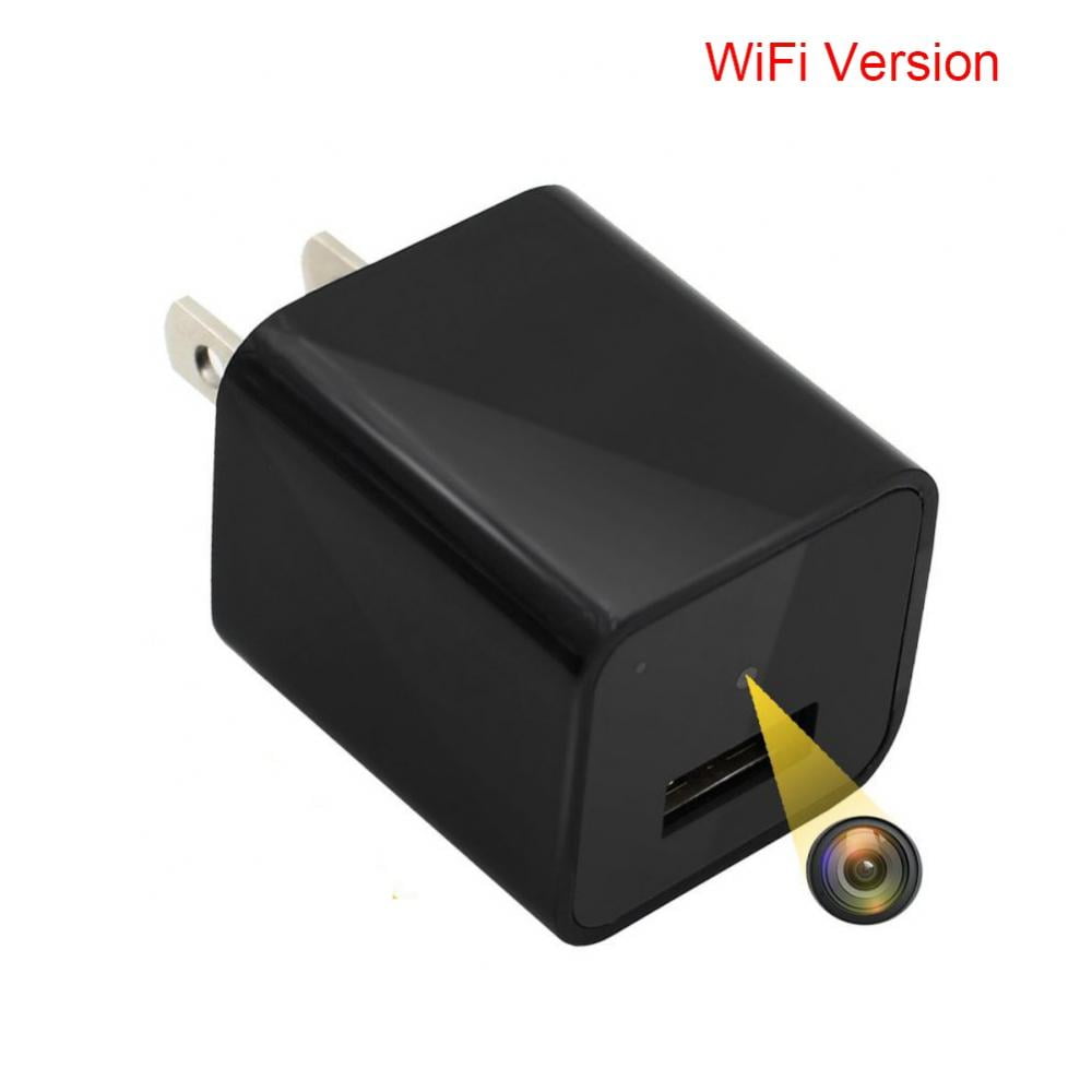 HD 1080P Mini Charger Camera Motion Detection USB Wall Charger Camera