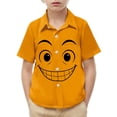thumbnail image 1 of Blusa y camisa de manga corta con cuello vuelto para niños y niñas, moda, estampado bonito con bolsillo, camisa informal de manga corta para niño., 1 of 8