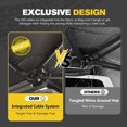 thumbnail image 5 of BUNKER INDUST 270 Degree Awning Free Standing with 3-Color LED Lighting, Passenger-Side Mount, Waterproof & Wind Resistant for SUV Van Truck Camper, 5 of 9