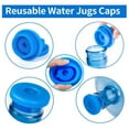 thumbnail image 3 of Bearachild Botella de agua de 5 galones, tapa de jarra, tapa de plástico reutilizable a prueba de fugas, dispensador portátil, accesorios de repuesto Almacenamiento y organización del hogar Bearachild HA066063-00, 3 of 6
