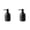 Black, variant on 1-2PC Soap Lotion Dispenser 220ml Liquid Hand Soap Dispenser Set for Bathroom Countertop Kitchen Hand Dish Lotion Shampoo Soap Pump Bottle Resin