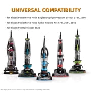 6 Replacement Belts for Bissell PowerForce Helix (Turbo) Vacuum, Replace Parts 2031093, Fit Models 2191, 2191U, 2190, 1700, 1701, 1797, 2691, 2692, 1240, 12B1, 68C7, 3920 Series
