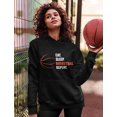 thumbnail image 2 of Tstars Womens Basketball Sport Team Fans Cool Gift for Basketball Fanatics Eat Sleep Basketball Repeat Gift Ideas for Basketball Fans Women Birthday Hoodie, 2 of 7