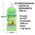 thumbnail image 4 of Acondicionador Aceite de Bergamota 1000 ml VivoNatural Crecimiento Capilar, Cabello suave y con brillo, 4 of 5