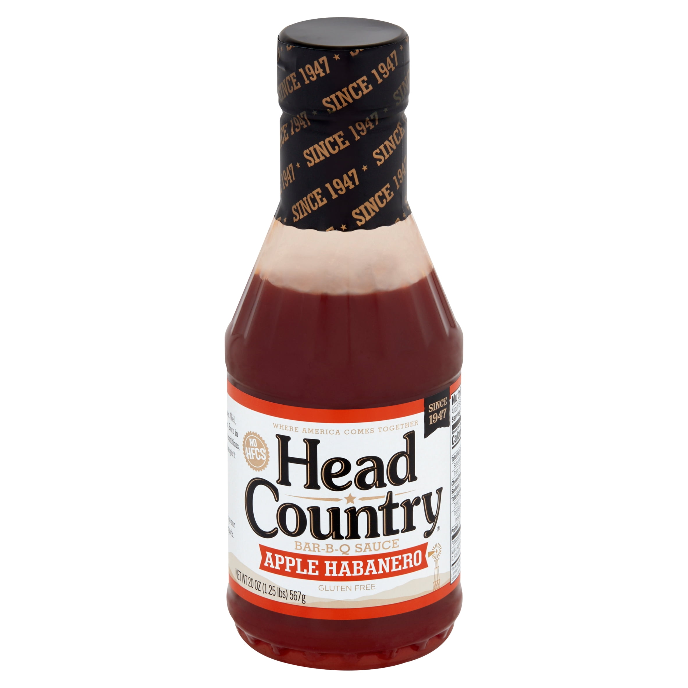 Head Country Apple Habanero Bar-B-Q Sauce, 20 oz