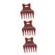 thumbnail image 3 of Peine de dientes anchos de 3 piezas, peine redondo, peine de dientes para desenredar el cabello, peine de textura compacta para uso en salón y hogar., 3 of 14