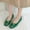 Green, variant on Viluyesy Womens Ballet Flats, Shallow Comfortable Slip-On Round Toe Casual Dressy Shoes Green US7