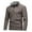 c01Brown, variant on USNSM Men's Winter Plush Lined Thick Warm Casual Elastic Chunky Knit Long Sleeve Half Zip Pullover Sweater Gray L