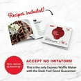 thumbnail image 6 of DASH Express Waffle Maker in Black, 6 of 6