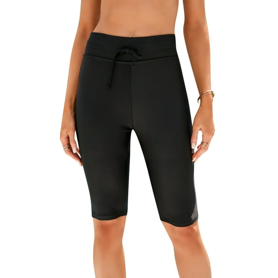 KingShop Swim Shorts For Women Summer Long Leg Large Surfing Trunks Swimsuit Swimwear Bikini Bottoms Pants Beach Wear