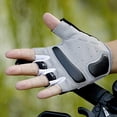 thumbnail image 4 of Guantes Deportivos Antideslizantes Medio Dedo - 0101 Negro XL Ormromra 220488-3, 4 of 9