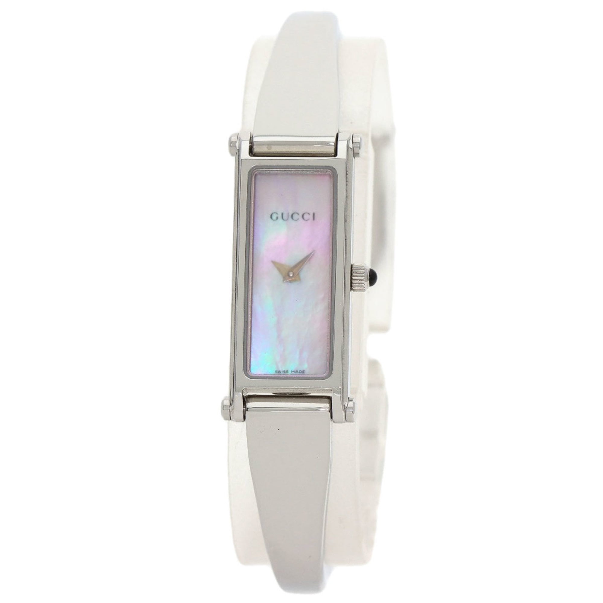 Pre-Owned Gucci 1500L Square Face Watch Stainless Steel SS  display picture 3