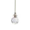 thumbnail image 1 of Allume Crystal Style Designer Bathroom Toilet Pull Chain Cord Handle For Light Switch, 1 of 7