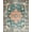 Teal Orange, Pattern 2, variant on ODIKA Vintage Ornamental Border Distressed Scroll Boho Center Bordered Non-Slip Chair-Friendly for Home Office, Gaming Room, Under Desk