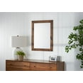 thumbnail image 3 of DRAKESTONE 24x31 Farmhouse Vanity Mirror w/ Clavos - Walnut, 3 of 5