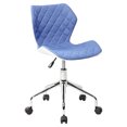 thumbnail image 2 of Techni Mobili Chaise de Bureau Moderne Réglable en Hauteur, Bleue, 2 of 6
