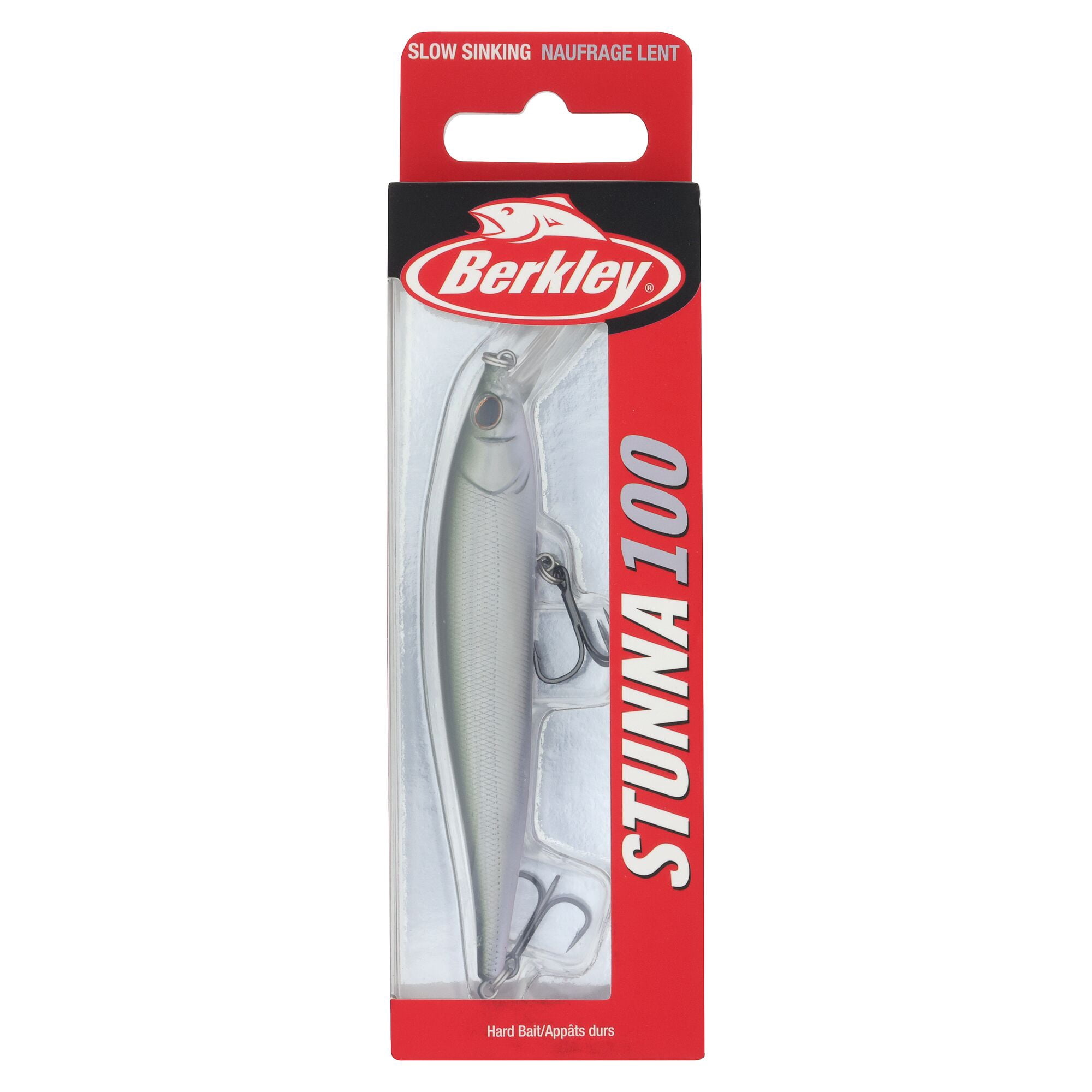 Berkley Stunna, 3 in, Jerkbaits, Silver Dolla (1 Count)